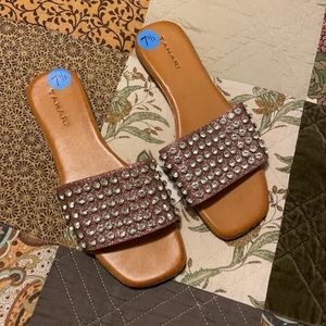 Tahari Rhinestone Sandals